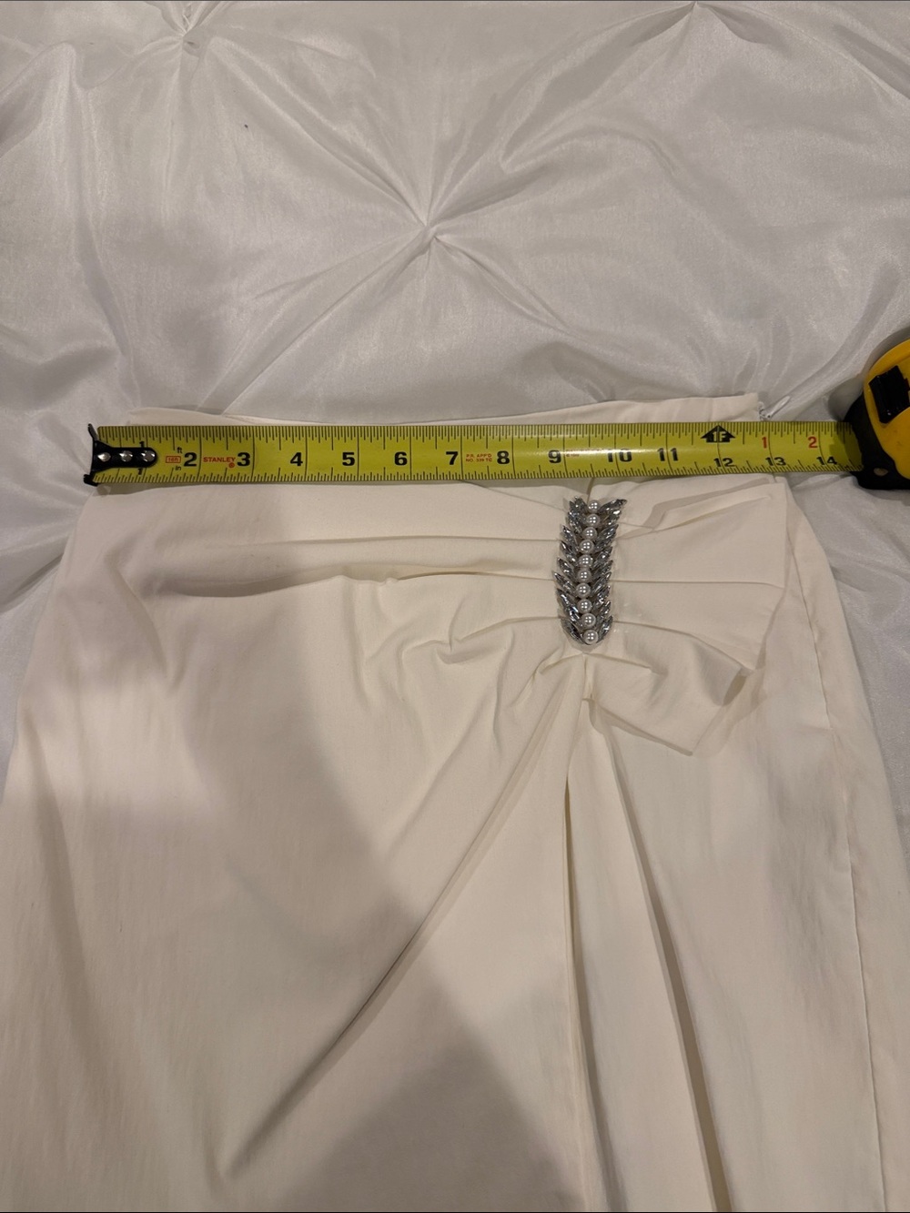 Zara white skirt with a Crystal size XS - Picture 7 of 10